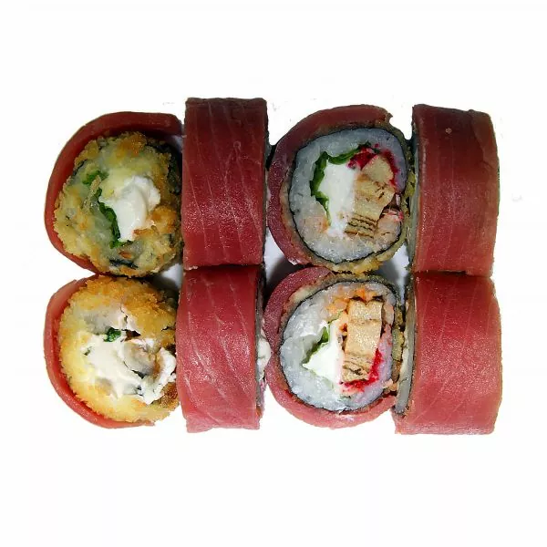 Темпура унаги-магуро Темпура унаги-магуро