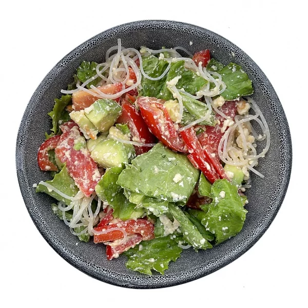 Салат с фунчозой и тофу Салат с фунчозой и тофу